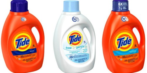 Target.com: Large Tide Laundry Detergent 100 oz Bottles Only $7.18 Each Shipped
