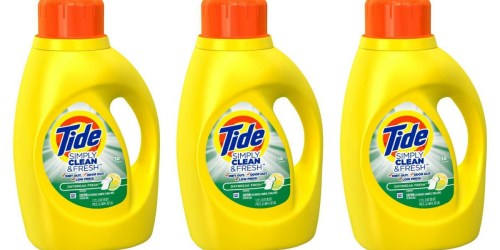 Target: Tide Simply Clean & Fresh Detergent Large 60 oz Bottles Only $2.82 Each