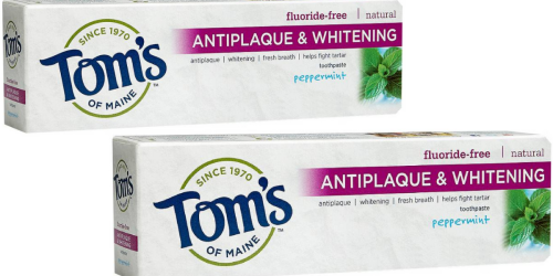 Amazon: Tom’s Of Maine Natural Toothpaste 2-Pack ONLY $5.75 Shipped
