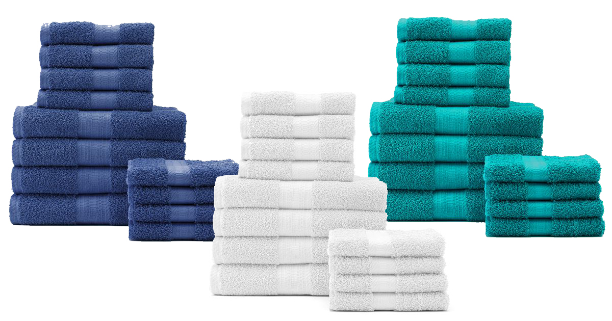 Big Savings On The Big One 12 Piece Bath Towel Value Packs
