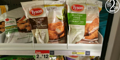 Target: New 25% Off Tyson Chicken Cartwheel = Nice Buys on Gluten-Free Strips & Nuggets