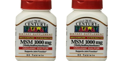 Amazon: FREE Organic Sulfur Tablets 90 Count Bottle (Supports Joint Function)