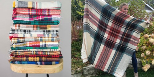Cents of Style: Plaid Blanket Scarves $12.95 Shipped – Lowest Price Ever (Choose from 27 Patterns!)