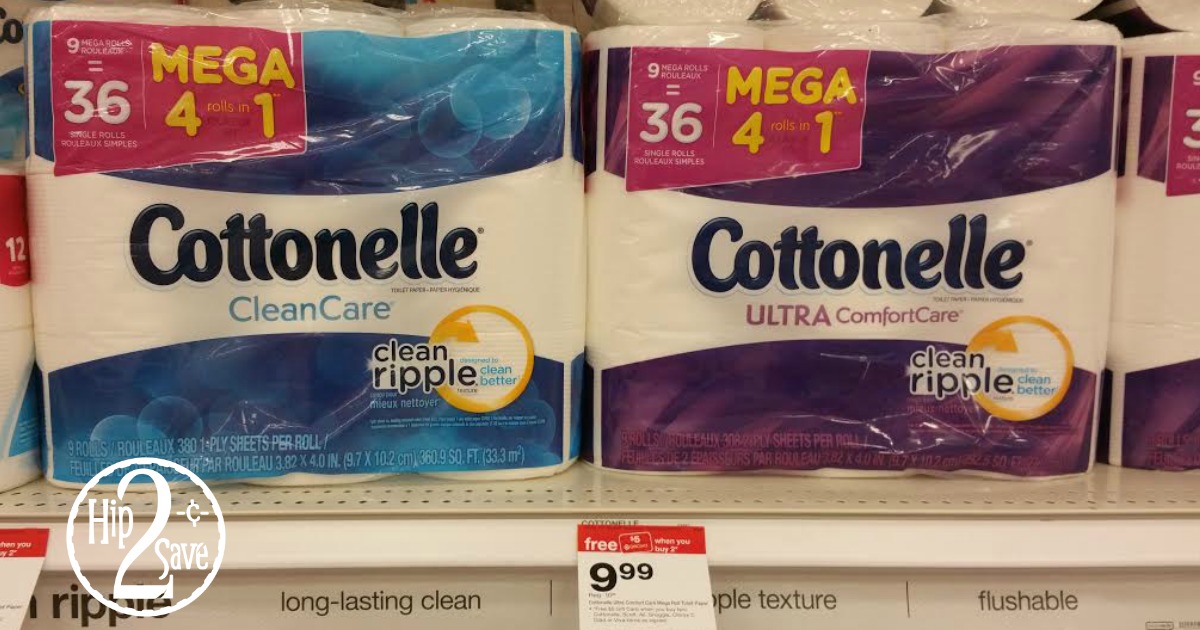 Target Nice Buys on Cottonelle Toilet Paper & Flushable Wipes