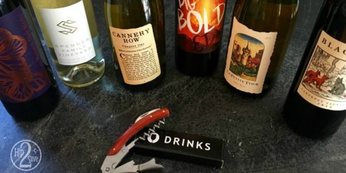 6 Bottles of Wine Shipped to Your Door for Under $36 (Only $5.99 Each) + FREE Corkscrew