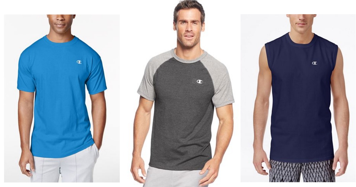 Macy's Men's Champion Tees, Tanks, Shorts & More Only 6.99 (Regularly
