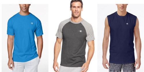 Macy’s: Men’s Champion Tees, Tanks, Shorts & More Only $6.99 (Regularly $17)