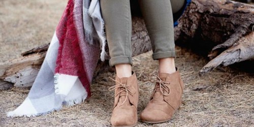 Cents of Style: Ankle Boots AND Blanket Scarf Only $29.95 Shipped (Over a $50 Value)