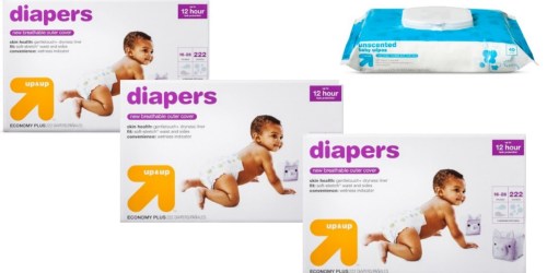 Target: Up & Up Diapers Bulk Plus Boxes Only $23.15 Each Shipped (Regularly $32.99) After Gift Card