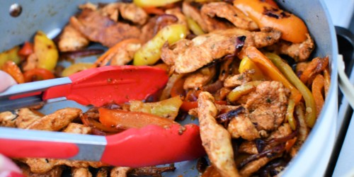 Skillet Chicken Fajitas Recipe AND Easy Meal Prep Idea