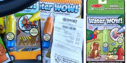 Target: Possible Melissa & Doug Water Wow! Coloring Pads Only $1.48 (Regularly $4.99) + More