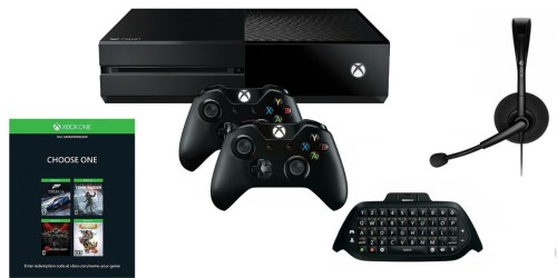 Kohl’s: Xbox One 500GB Bundle with Chatpad Only $299.99 Shipped (Reg. $399.99) + Earn Kohl’s Cash