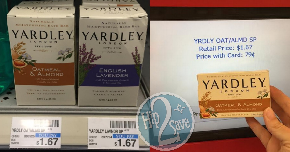 CVS Yardley Bath Bars Only 54¢ (After Ibotta Rebate)