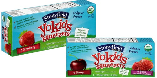 Target: Stonyfield Organic YoKids Squeezers 8-Pack Only $1.35 (After Ibotta) + More