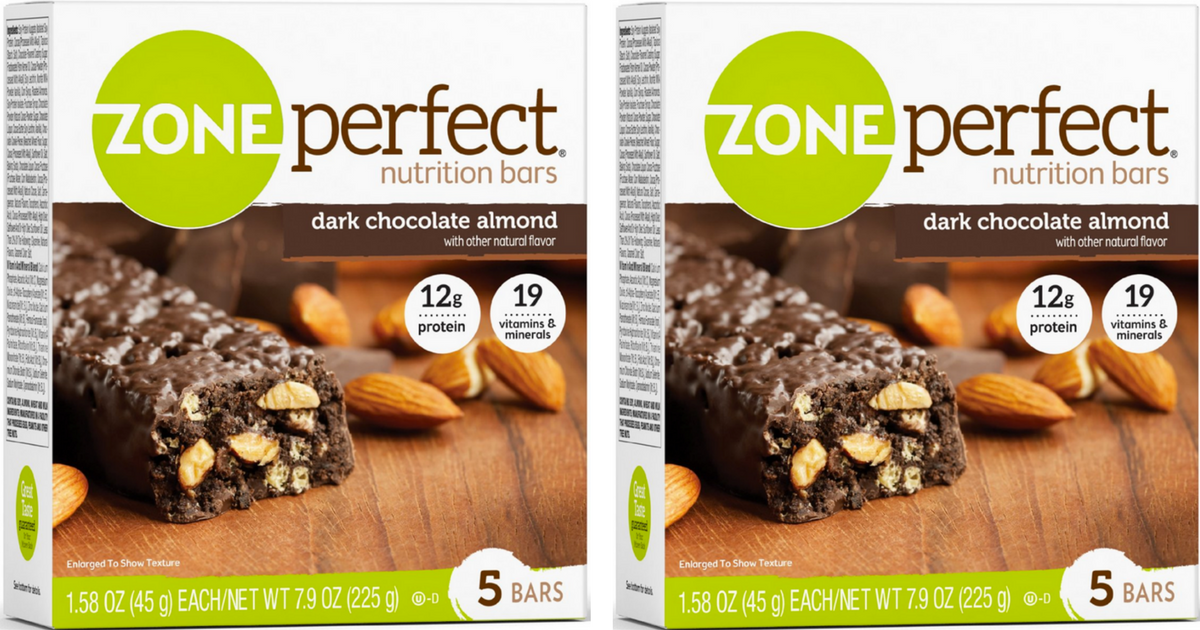 Amazon ZonePerfect Bars 30 Count ONLY 18.10 Shipped