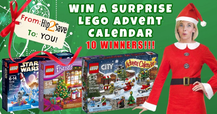 Hip2Save Giveaway LEGO Advent