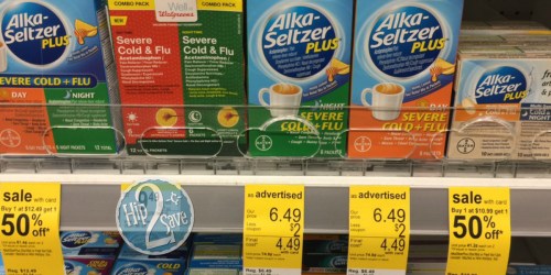 Walgreens: Alka-Seltzer Plus Severe Cold + Flu Just $1.87 Per Box (Through Tomorrow Only)