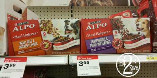 New $2/1 Alpo Meal Helpers Coupons = 36oz Boxes Only $1.59 at Target (Regularly $3.99)