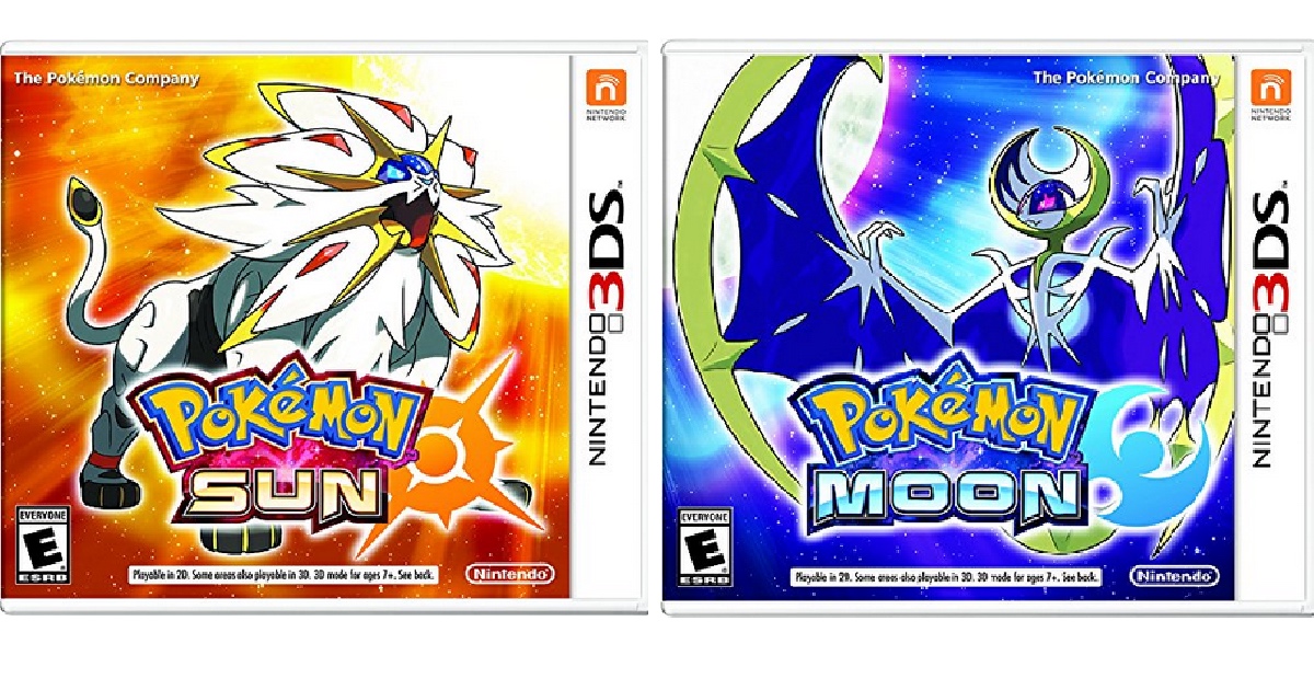 pokemon sun and moon nintendo 3ds