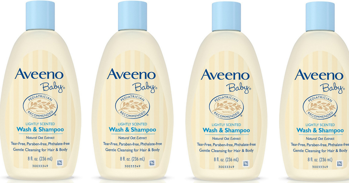 Amazon 2 Pack of Aveeno Baby Wash & Shampoo 8Ounce Bottles Just 4.51