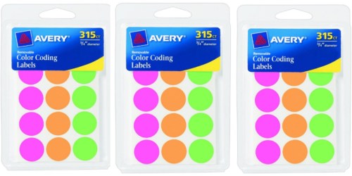 Amazon: Avery Round Color Coding Labels 315 Pack Only $2 (Best Price)