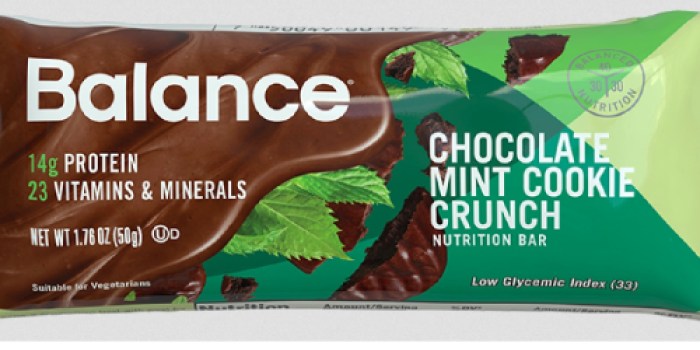 Target: Balance Bar Chocolate Mint Cookie 6 Count Box Only $1.49 (Just 25¢ Per Bar)