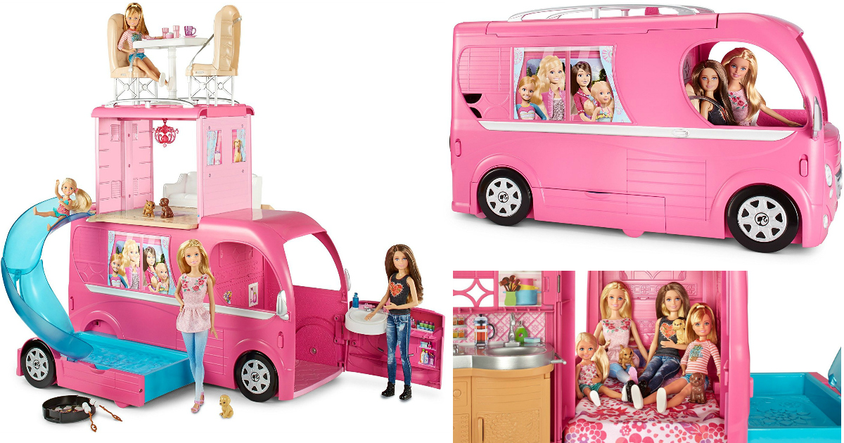 Barbie Pop-Up Camper Vehicle 