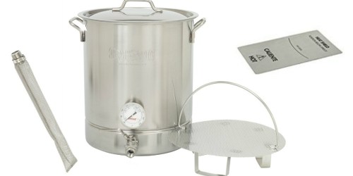 Amazon: Bayou Classic 16-Gallon Stainless Steel 6-Piece Brew Kettle Only $124.48 Shipped
