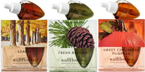 Bath & Body Works: Free Shipping on $30 Orders = 2-Pack Wallflowers Fragrance Refills $6.50 Shipped