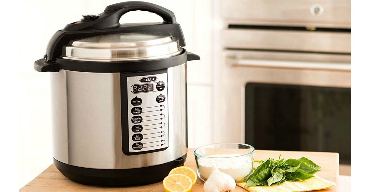 Best Buy: Bella 6-Quart Pressure Cooker Only $39.99 Shipped (Regularly