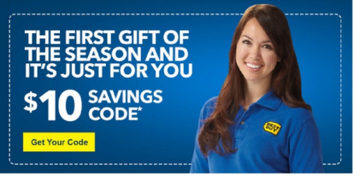 Best Buy: Possible Free $10 Coupon Valid In Store or Online (Check Your Inbox)