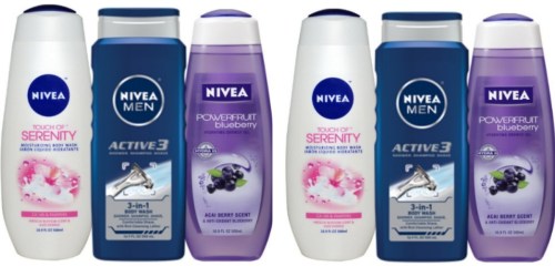 New $3/2 Nivea or Nivea Men Body Wash Coupon