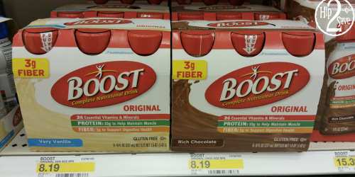 NEW $3/1 Boost Coupon = Boost Nutritional Shakes 6-Packs ONLY $2.70 Each at Target