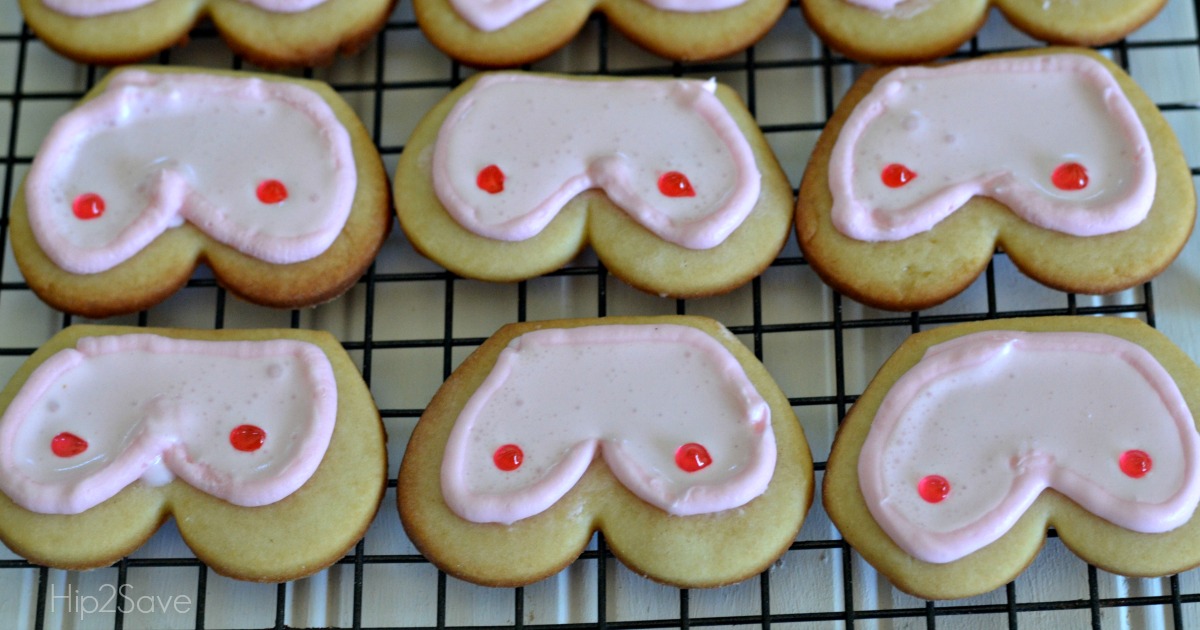 Bra biscuits  As October is Breast Cancer Awareness month, we've