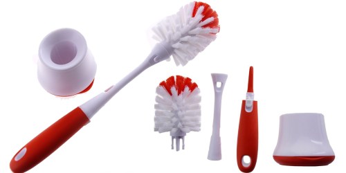 Amazon: OXO Tot Bottle Brush w/ Nipple Cleaner & Stand Only $3.85 (Regularly $6.99)