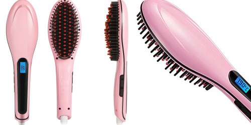 Amazon: Straightening Hair Brush Only $13.99