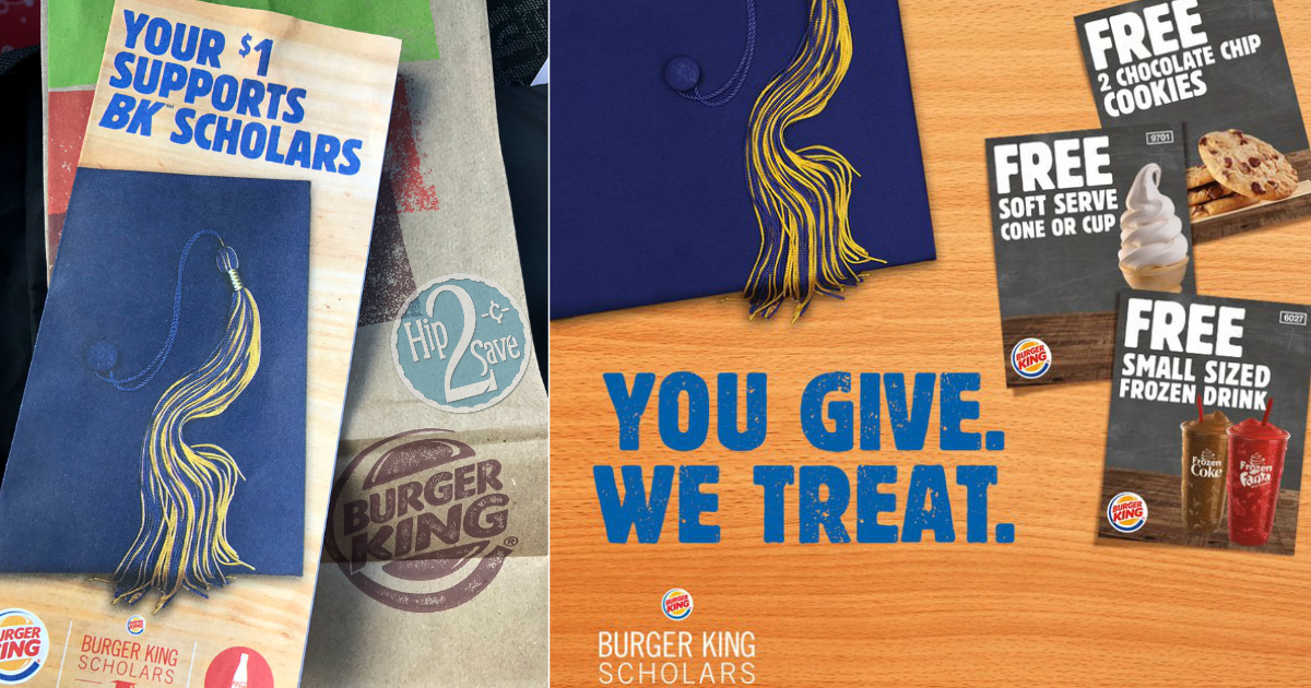 Burger King 1 Coupon Booklet Coupons For 6 Free Menu Items No Other Purchase Required Hip2save