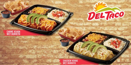 Del Taco: Buy One Get One Free Wet Burrito Plato eCoupon