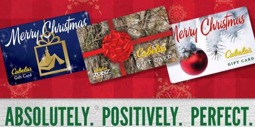 $100 Cabela’s Gift Card Only $85 Shipped