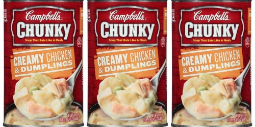 Amazon Prime: Campbell’s Chunky Creamy Chicken & Dumplings Soup Only $1.16 Per Can