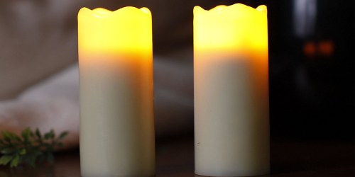 Amazon: TWO LED Battery Operated Candles ONLY $7 – Just $3.50 Each