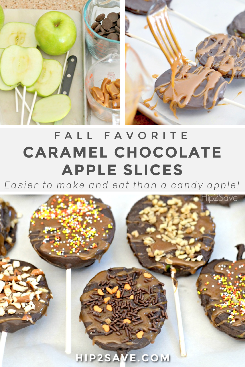 These Caramel Chocolate Apple Slices are So Easy to Eat!