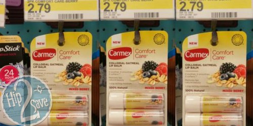 $0.45/1 Carmex Comfort Care Coupon (Back Again!) = Lip Balm 2-Pack Only $1.50 at Target