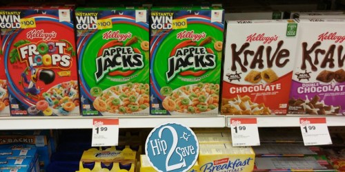 Target: Kellogg’s Cereal Only 99¢ Each (After MobiSave)
