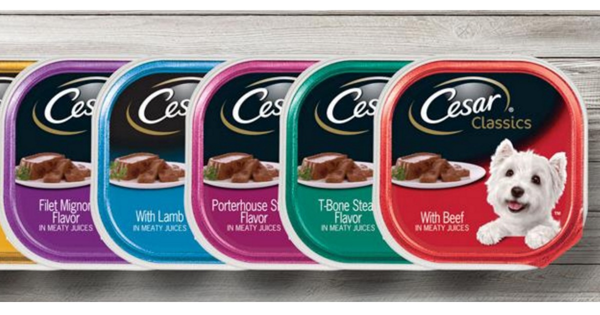 Kroger & Affiliates Free Cesar Wet Dog Food Singles (Download eCoupon