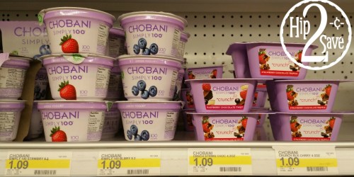 Target: Chobani Simply 100 Greek Yogurts Only 43¢ Each (After Ibotta)