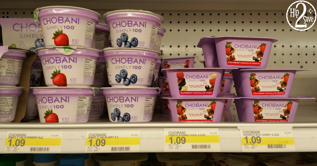 Target Chobani Simply 100 Yogurt Only 38¢ Each