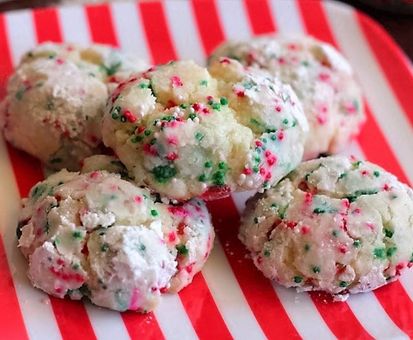 Christmas Gooey Butter Cookies