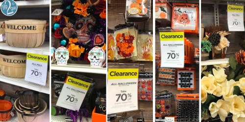 Michaels: 70% Off Halloween & Fall Clearance