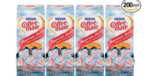 Amazon: 200 Nestle Coffee-Mate Peppermint Mocha Coffee Creamer Singles $7.59 Shipped